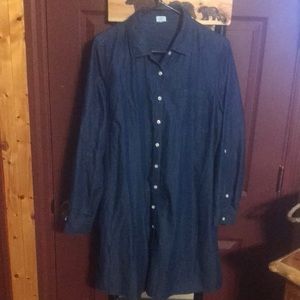 Crown & Ivy XL light weight DENIM Dress